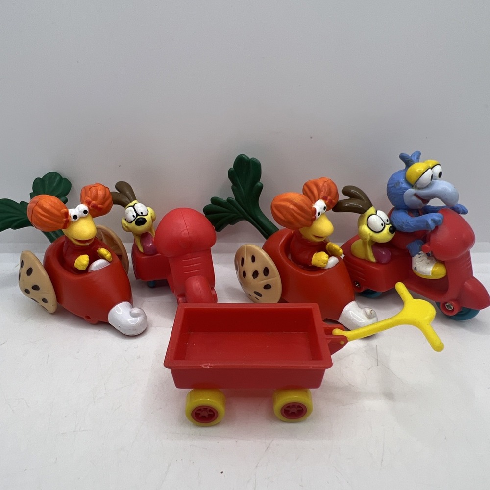 80's 90's VINTAGE McDonalds Happy Meal TOYS Figures LOT Of 5 Pieces